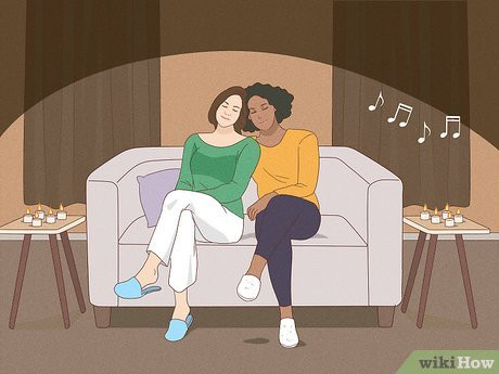 Make your home extra relaxing with dim lighting.