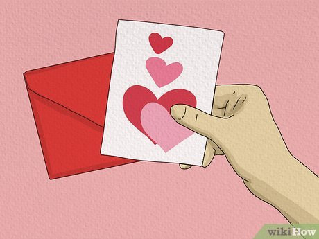 Step 12 Write her a heartfelt, sincere Valentine’s Day card.