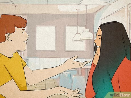 Even if he tries to be causal, he can’t help but to openly admire you.