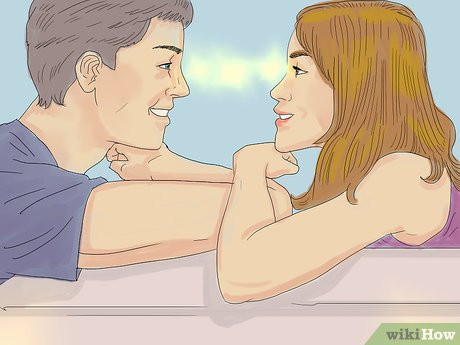 Step 3 Keep a gentle but focused eye contact.