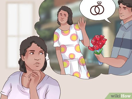 Step 1 Pay attention if he pressures you to commit.