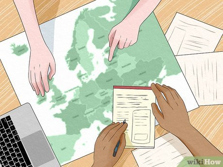 Mapping out a couple's vacation lets you take it easy at home.