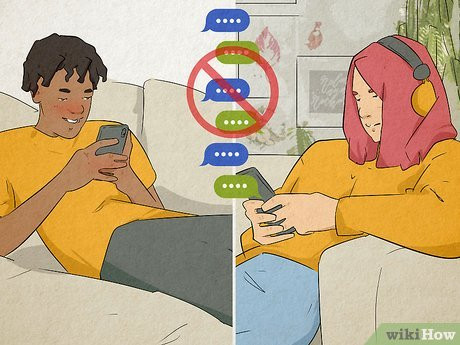 Step 3 Avoid having extended online conversations.
