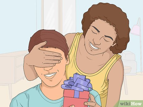 Step 4 Surprise him with something you know he likes.