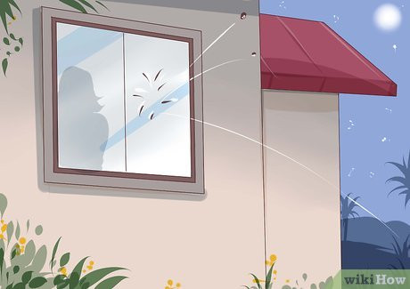 Step 1 Pebble their window at midnight.