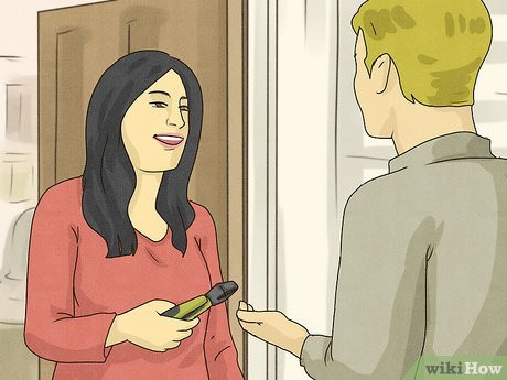 Step 2 Ask your neighbor for a favor first.