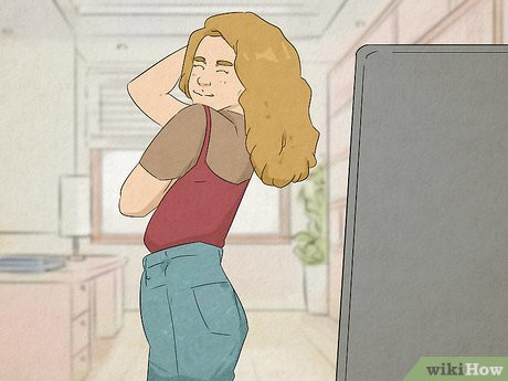 No need to get glammed up for chilling at his house.