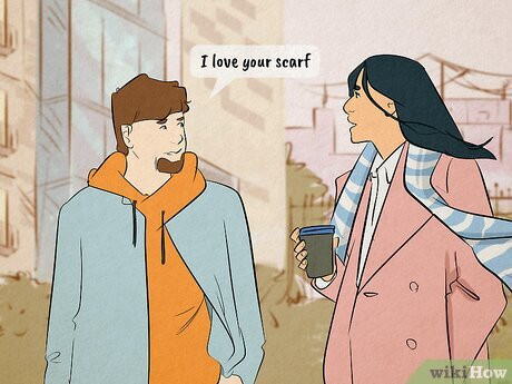 Step 2 Offer an innocuous compliment.