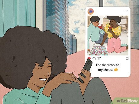 Make your followers laugh with an unserious caption.